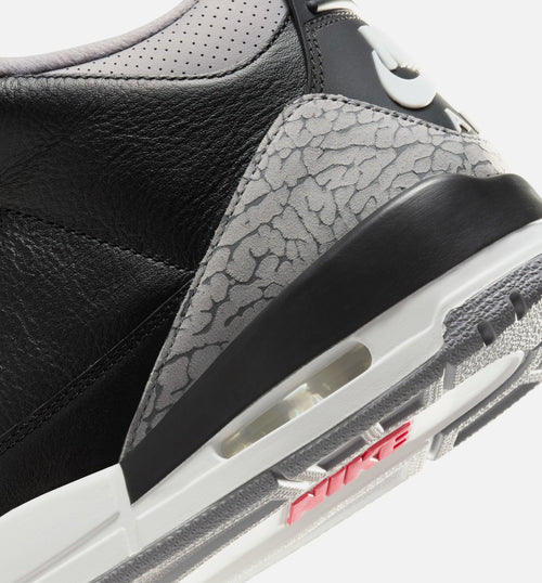 Air Jordan 3 Retro Black Cement Men's Shoes