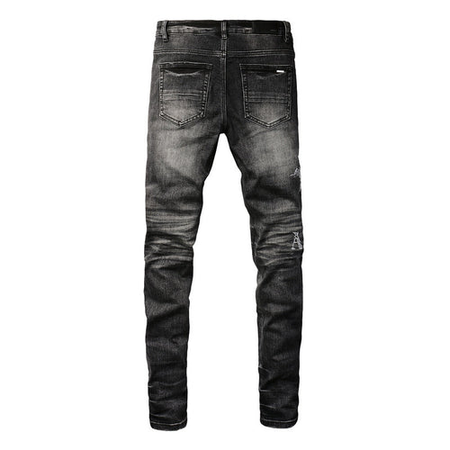 AMIRI Slim Fit Distressed Jeans – Full Length Denim