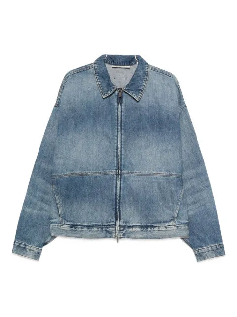 FEAR OF GOD ESSENTIALS zip-front denim jacket