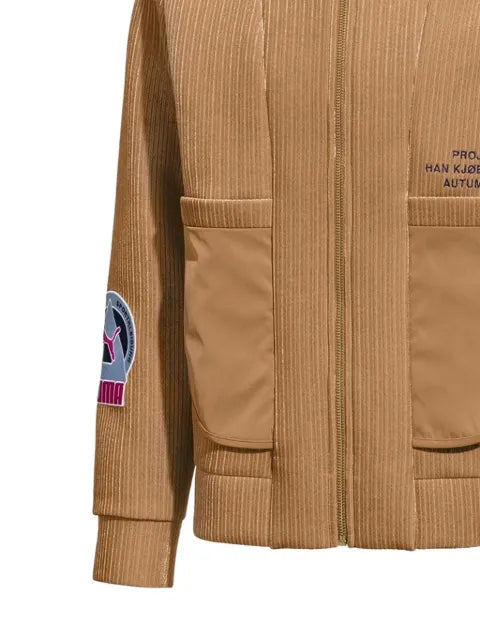 PUMA crossover splicing lapel jacket