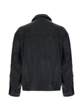 DUNST panelled leather jacket