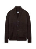 GCDS logo-embossed shawl-collar cardigan