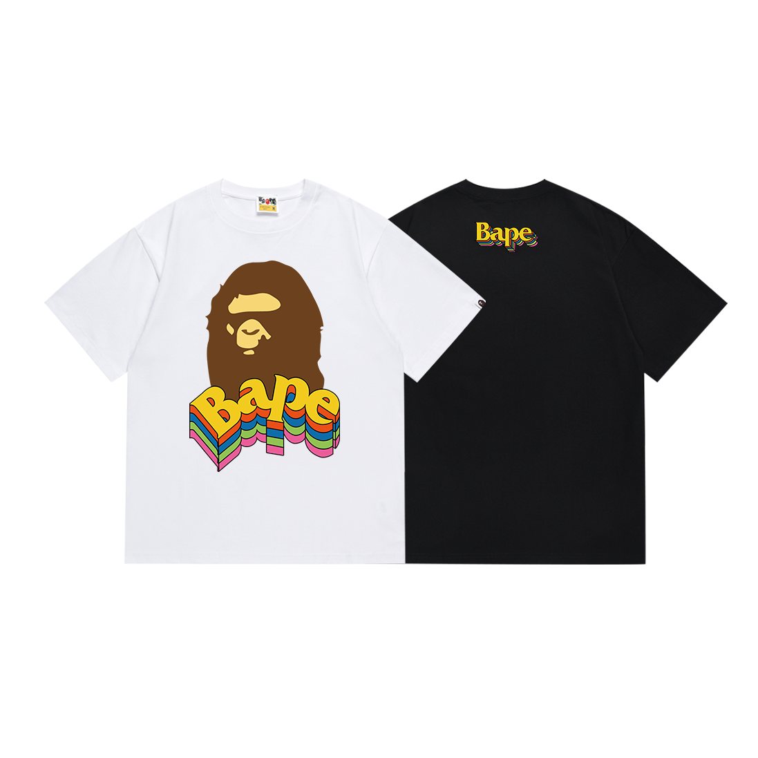 BAPE Ape Rainbow Graphic T-Shirt